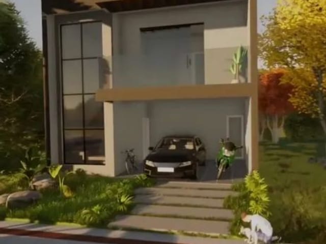 Foto do Casa - Casa à venda 2 Quartos, 4 Vagas, 161M², Heimtal, Londrina - PR | Condomínio Heimtal Park | Londrina Cred Imóveis