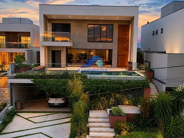 Casa com 450m² 4 quartos e 6 banheiros, à venda ou para alugar, no bairro Condomínio Residencial Jaguary em São José dos Campos