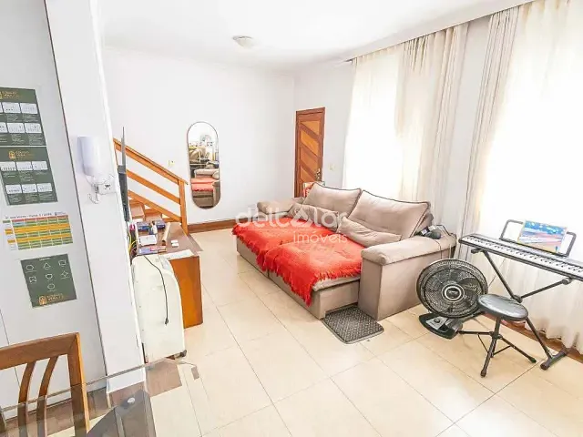 Casa com 80m² 3 quartos e 3 banheiros, à venda, no bairro Santa Amélia em Belo Horizonte