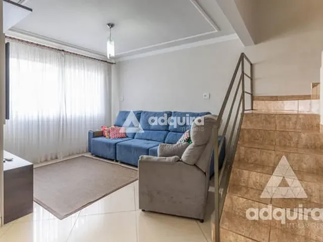 Sobrado com 130m² 3 quartos e 3 banheiros, à venda, no bairro Estrela em Ponta Grossa