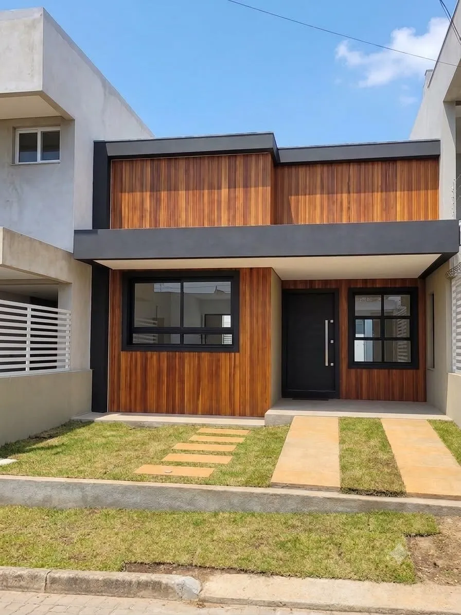 Casa à venda no Quinta do Lago, Três Vendas - 104 m², 2 quartos (ambos suítes), ótima padrão de acabamento com lareira e piscina.