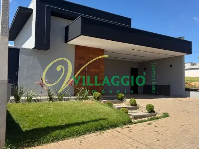 Casa com 253m² 3 quartos e 3 banheiros, à venda, no bairro Condomínio Bella Vitta em Bady Bassitt