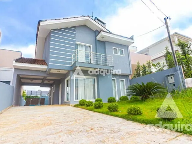 Casa com 300m² 3 quartos e 4 banheiros, à venda, no bairro Jardim Carvalho em Ponta Grossa
