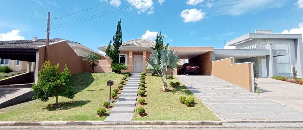 Perspectiva do Casa - Casa térrea de alto padrão com 4 dormitórios no Haras Bela Vista – Vargem Grande Paulista/SP | Pitale Imóveis Ltda.