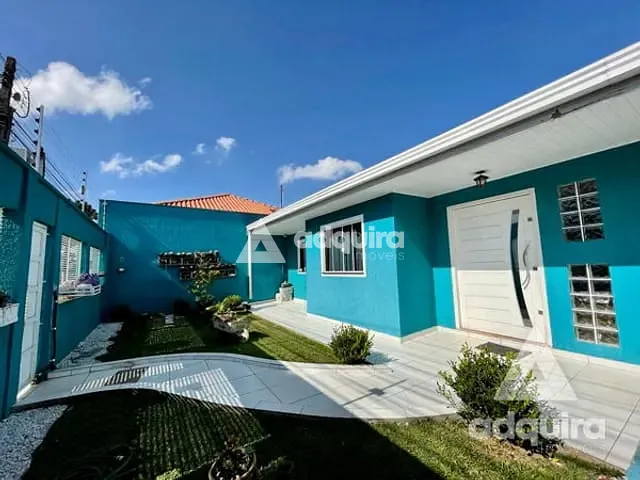 Casa 3 quartos e 3 banheiros, à venda, no bairro Nova Rússia em Ponta Grossa