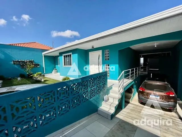 Casa 3 quartos e 3 banheiros, à venda, no bairro Nova Rússia em Ponta Grossa