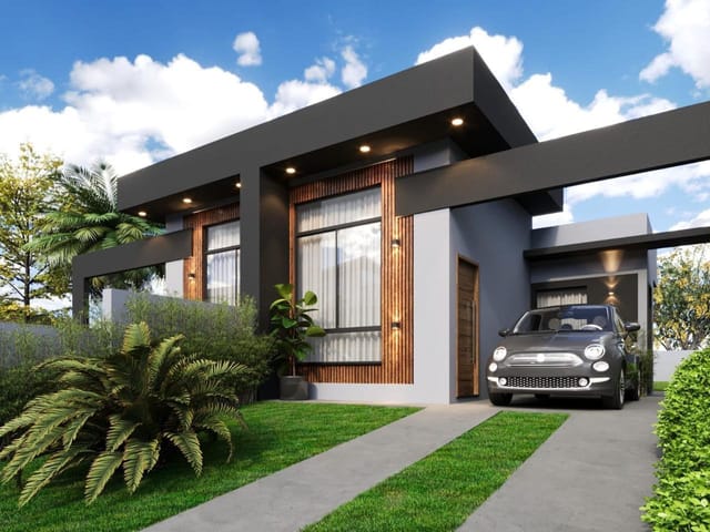 Casa à venda, nova, moderna, 3 quartos, Cará-cará, Ponta Grossa, PR