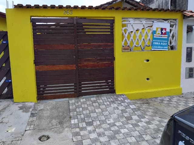 Foto do Casa - Casa com 2 dormitórios à venda, 125 m² por R$ 210.000,00 - Balneário Itaoca - Mongaguá/SP | Pitale Imóveis Ltda.