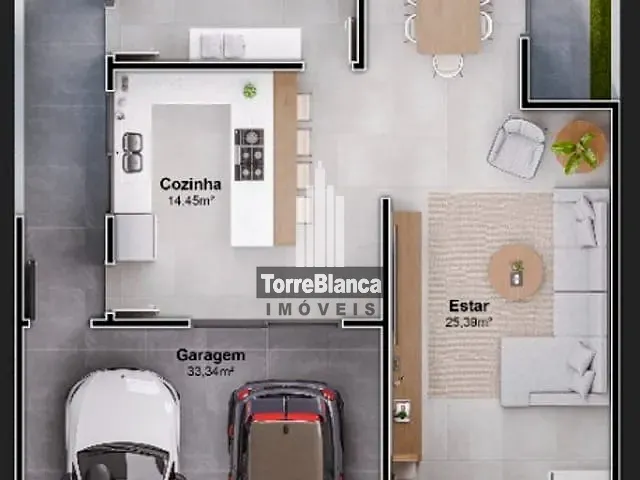 Casa 3 quartos e 4 banheiros, à venda, no bairro Oficinas em Ponta Grossa