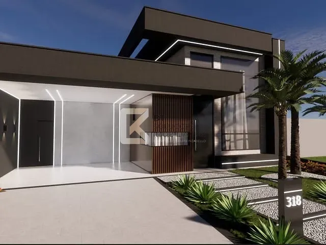 Casa com 300m² 3 quartos e 4 banheiros, à venda, no bairro Jardim Residencial Dona Lucilla em Indaiatuba