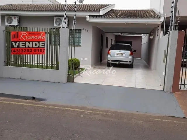 Casa com 265m² 3 quartos e 3 banheiros, à venda, no bairro Jardim Panorama em Arapongas