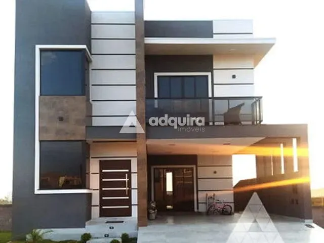 Casa 3 quartos e 4 banheiros, à venda, no bairro Cará-cará em Ponta Grossa