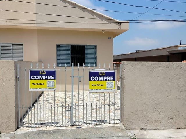 Casa com 125m² 2 quartos e 1 banheiro, à venda, no bairro Jardim Araruama em Cotia