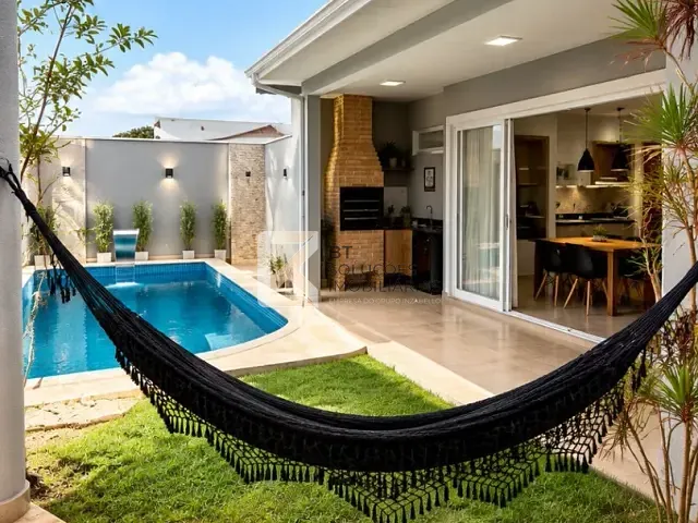Casa com 360m² 4 quartos e 5 banheiros, à venda, no bairro Amstalden em Indaiatuba