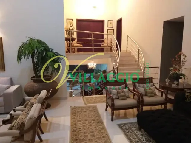 Casa com 600m² 4 quartos e 8 banheiros, à venda, no bairro Parque Residencial Damha em São José do Rio Preto