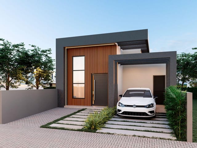 Casa à venda, condomínio fechado, 3 quartos, 2 vagas de garagem  Cará-cará, Ponta Grossa, PR