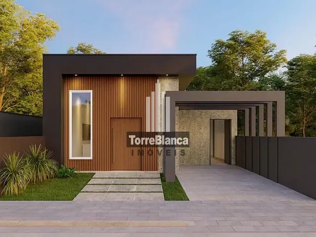 Casa com 220m² 3 quartos e 2 banheiros, à venda, no bairro Cará-Cará em Ponta Grossa