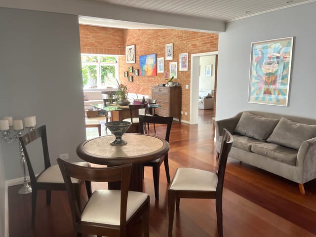Foto do Casa - Casa à Venda com 6 quartos, 3 suítes, living de 5 ambientes, piscina com aquecimento solar, sauna, área gourmet, vaga 5 carros- Campo Belo, São Paulo, SP | Paulista Imóveis