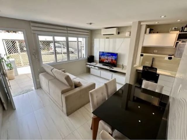 Foto do Casa - Sobrado Sofisticado com Energia Solar em Rua Fechada 3 Quartos com 2 Suítes e Acabamento Premium | Paulista Imóveis