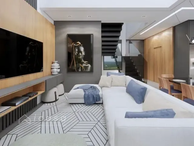 Casa com 280m² 4 quartos e 6 banheiros, à venda, no bairro Condomínio Residencial Floresta em São José dos Campos