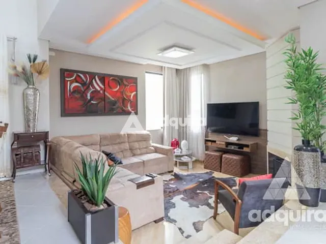 Sobrado com 462m² 3 quartos e 4 banheiros, à venda, no bairro Jardim Carvalho em Ponta Grossa
