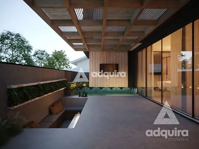 Casa com 370m² 4 quartos e 6 banheiros, à venda, no bairro Jardim Carvalho em Ponta Grossa