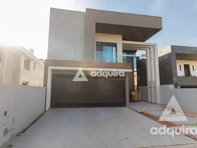 Casa com 380m² 4 quartos e 6 banheiros, à venda, no bairro Oficinas em Ponta Grossa