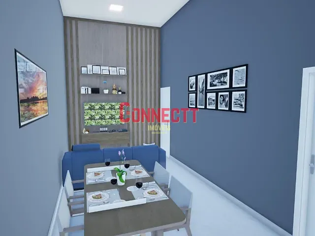 Casa com 184m² 3 quartos e 1 banheiro, à venda, no bairro Villas do MIrante em Ribeirão Preto