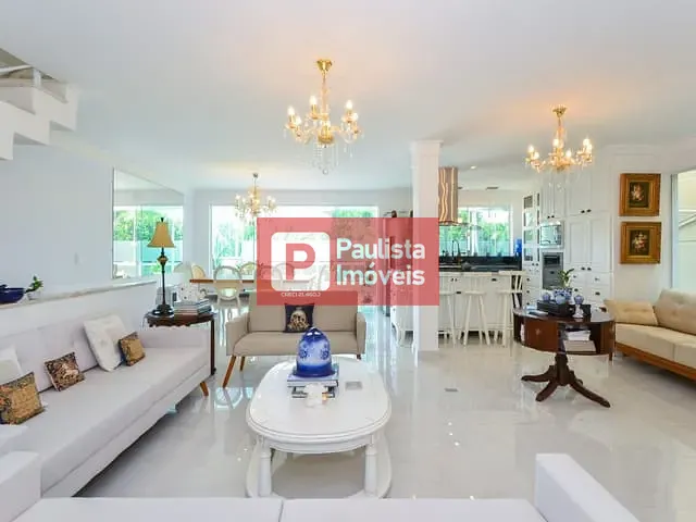 Casa com 350m² 4 quartos e 6 banheiros, à venda, no bairro Brooklin Paulista em São Paulo