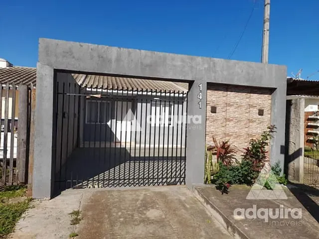 Casa com 91m² 2 quartos e 1 banheiro, à venda, no bairro Cará-cará em Ponta Grossa