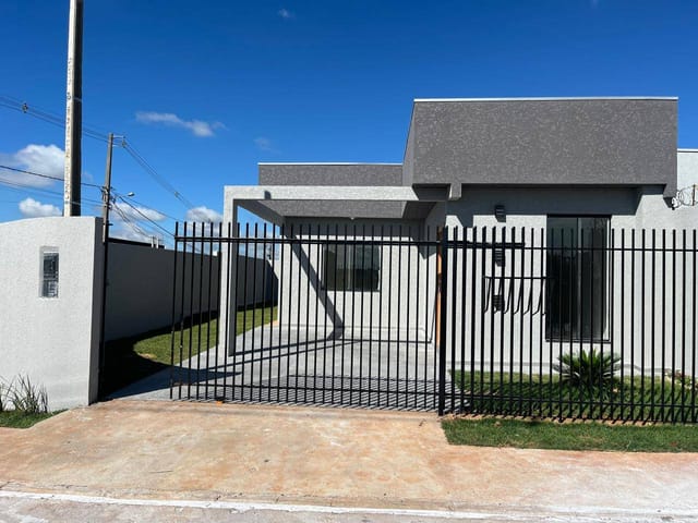 Casa nova à venda, de esquina, 2 quartos, Lê Parc, Cará-cará, Ponta Grossa, PR