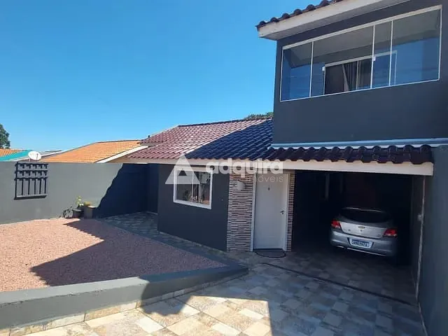 Casa com 300m² 3 quartos e 2 banheiros, à venda, no bairro Canaã - Contorno em Ponta Grossa