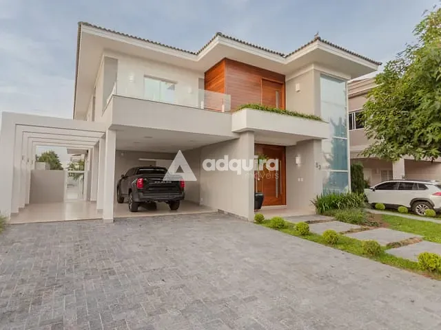 Casa com 578m² 3 quartos e 5 banheiros, à venda, no bairro Colônia Dona Luíza em Ponta Grossa