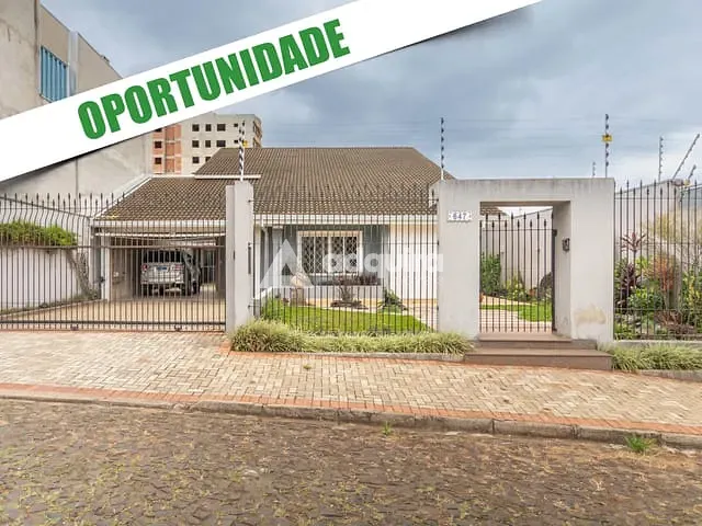 Casa com 690m² 8 quartos e 5 banheiros, à venda, no bairro Boa Vista em Ponta Grossa