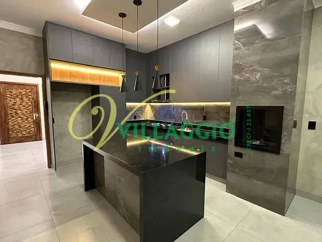 Casa com 209m² 3 quartos e 3 banheiros, à venda, no bairro Villagio Donzellini em Bady Bassitt