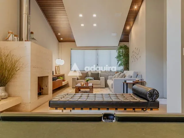 Casa com 627m² 4 quartos e 6 banheiros, à venda, no bairro Estrela em Ponta Grossa