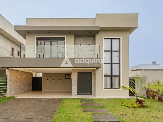 Casa com 300m² 3 quartos e 4 banheiros, à venda, no bairro Jardim Carvalho em Ponta Grossa