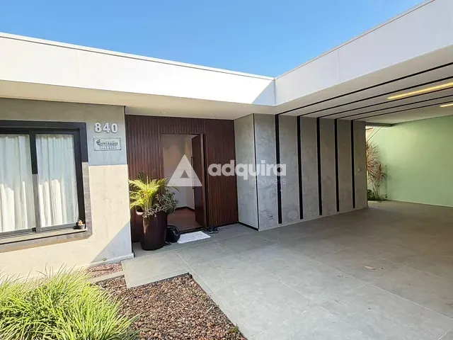 Casa com 402m² 4 quartos e 4 banheiros, à venda, no bairro Orfãs em Ponta Grossa