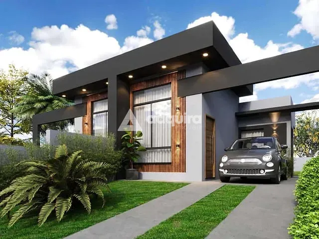 Casa com 70m² 3 quartos e 2 banheiros, à venda, no bairro Cará-cará em Ponta Grossa