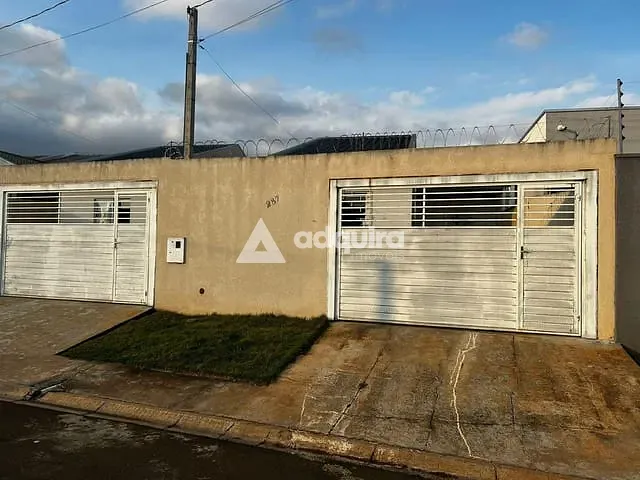 Casa com 119m² 2 quartos e 1 banheiro, à venda, no bairro Cará-cará em Ponta Grossa