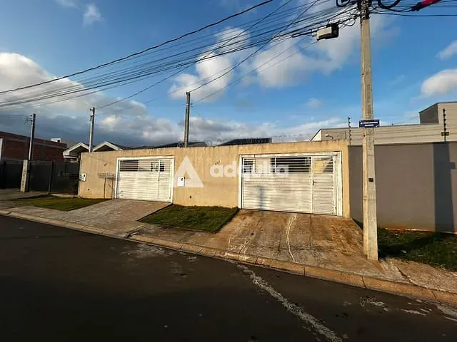 Casa com 119m² 2 quartos e 1 banheiro, à venda, no bairro Cará-cará em Ponta Grossa