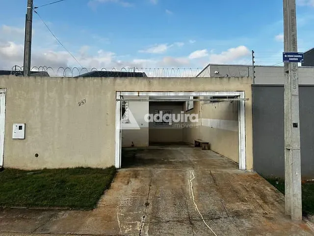 Casa com 119m² 2 quartos e 1 banheiro, à venda, no bairro Cará-cará em Ponta Grossa