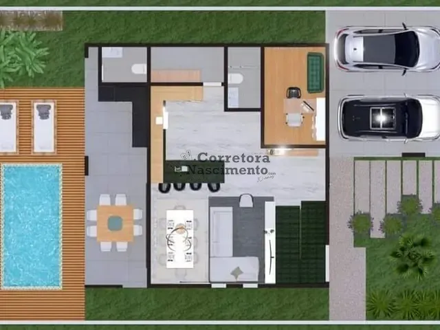 Casa com 240m² 4 quartos e 3 banheiros, à venda, no bairro Recanto dos Eucaliptos em São José dos Campos