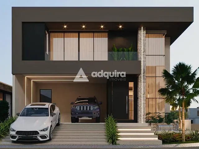 Casa com 274m² 4 quartos e 5 banheiros, à venda, no bairro Uvaranas em Ponta Grossa