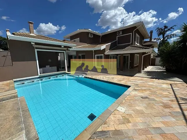 Casa com 740m² 5 quartos e 8 banheiros, para alugar, no bairro Loteamento Alphaville Campinas em Campinas