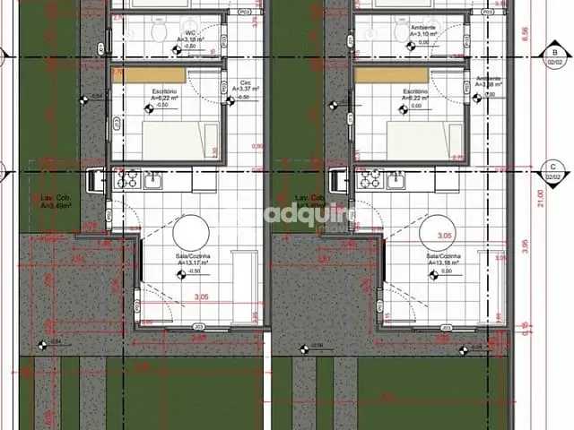 Casa 2 quartos e 1 banheiro, à venda, no bairro Cará-Cará em Ponta Grossa