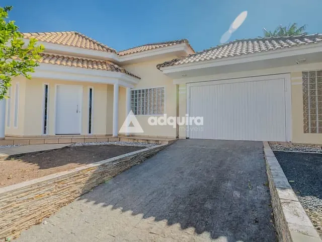 Casa com 570m² 4 quartos e 4 banheiros, à venda, no bairro Jardim Carvalho em Ponta Grossa