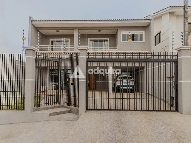 Casa com 330m² 4 quartos e 4 banheiros, à venda, no bairro Nova Rússia em Ponta Grossa