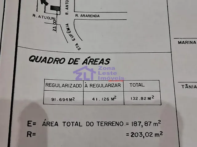 Casa com 188m² 3 quartos e 2 banheiros, à venda, no bairro Vila Carrão em São Paulo