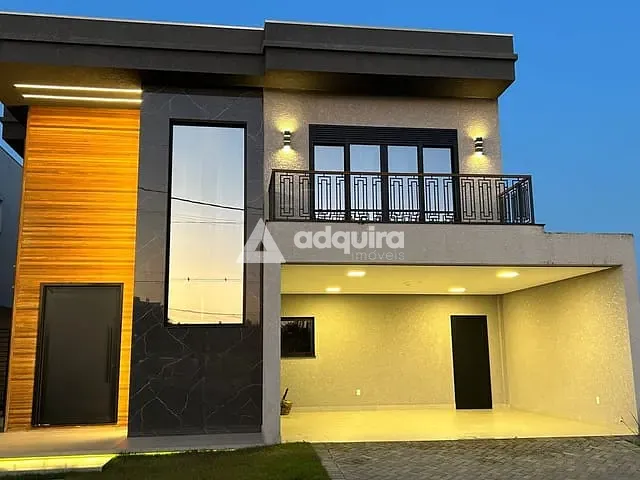 Casa com 300m² 3 quartos e 4 banheiros, à venda, no bairro Jardim Carvalho em Ponta Grossa